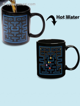 Mug thermique jeu pacman