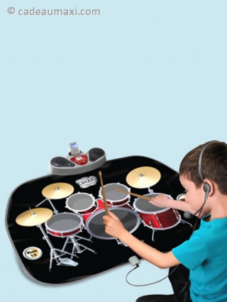 Tapis musical batterie avec haut-parleur