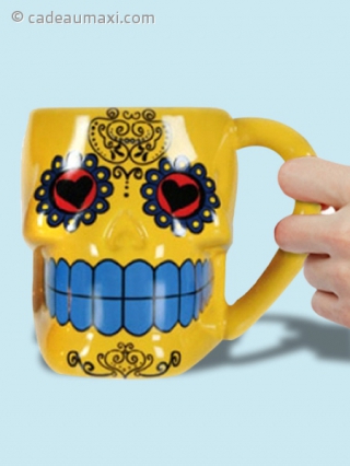 Tasse tête de mort mexicaine