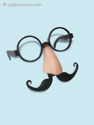 Masque lunettes nez moustache