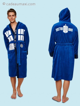 Peignoir vaisseau Tardis Dr Who