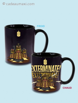 Tasse thermochangeante Dalek Dr Who