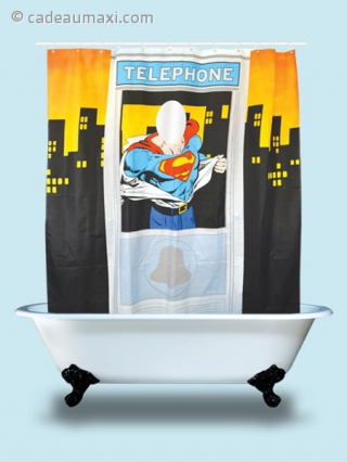 Rideau de douche Superman 