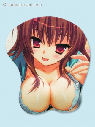 Tapis de souris manga brune sexy