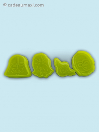 4 moules à biscuit star wars