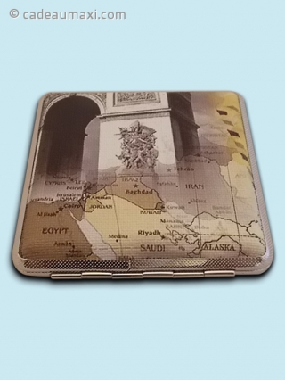 Boite range cigarette avec Arc de Triomphe