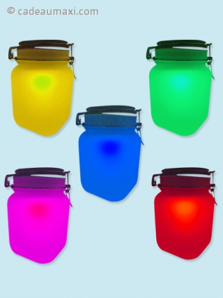 Lampe solaire en forme de jar