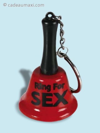 Porte-clés clochette Ring for Sex 