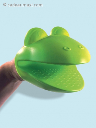 Gant manique en silicone en forme de tête de grenouille