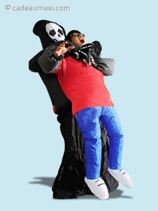 Costume gonflable squelette tueur en série