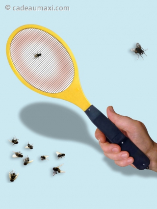 Raquette électrique tue mouche et insectes volants