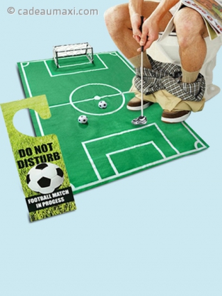 Jeu de foot miniature pour toilette