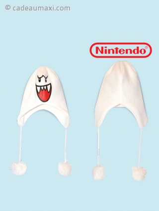 Bonnet avec cache-oreilles Boo Nintendo