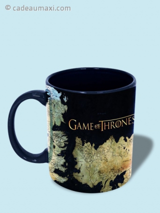 Mug Game of Thrones avec cartes Westeros et Essos