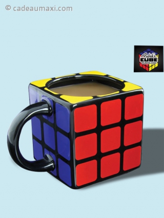 Tasse Rubik's Cube 3D en céramique
