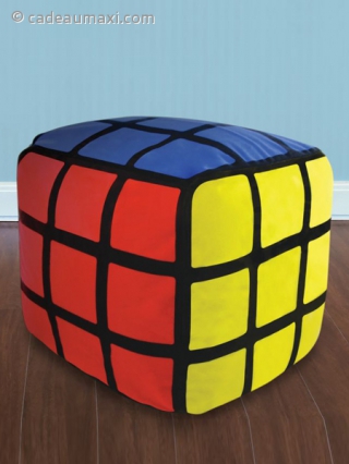 Pouf Rubik's Cube à gonfler