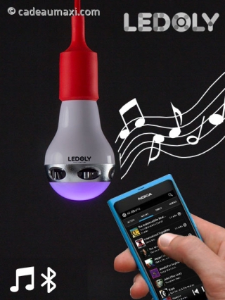 Ampoule LED Bluetooth avec Haut-Parleur télécommandée