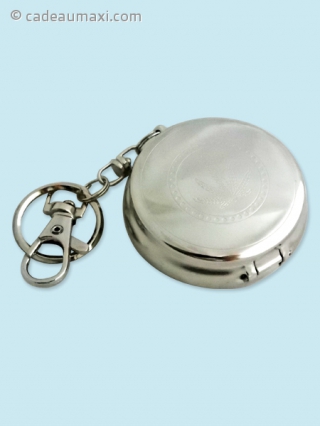 Cendrier porte-clés en forme de montre gousset
