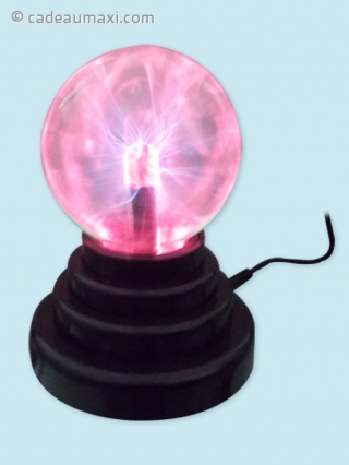 Lampe en forme de boule plasma