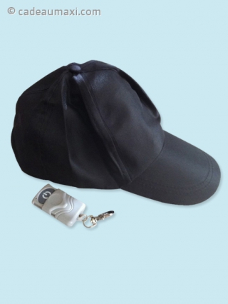 Casquette avec caméra intégrée