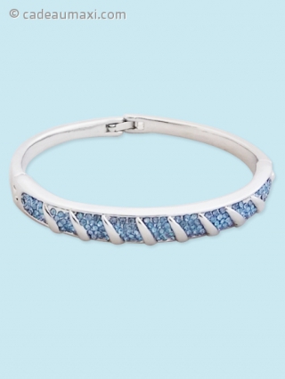 Bracelet avec strass compartimentés