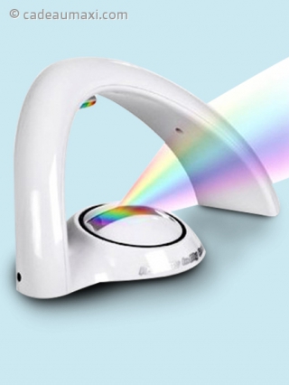 Lampe à projection LED arc en ciel