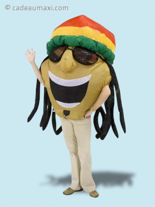 Le costume gonflable en rastaman